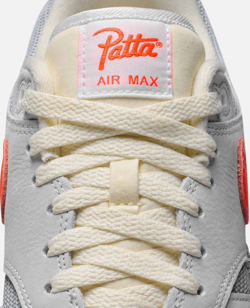RAFFLE: Patta X Nike Air Max 1 (White/Hyper Crimson-Pure Platinum)