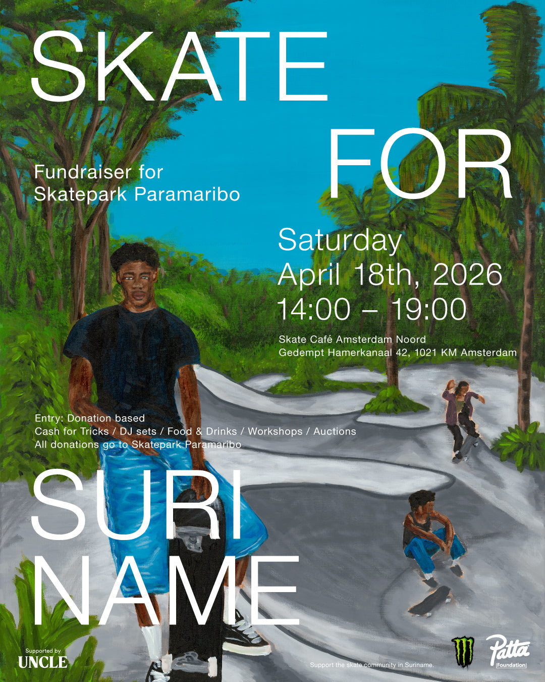 Skate for Suriname at Skatecafé
