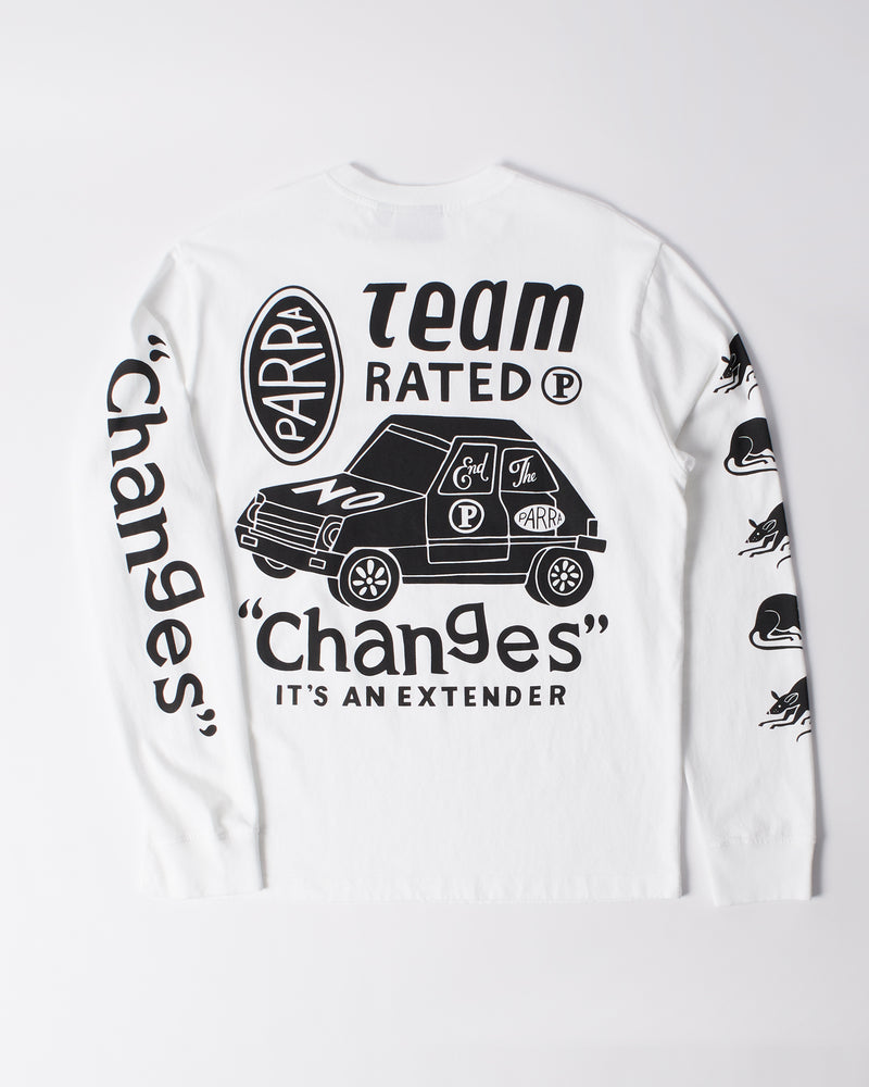 byParra Team Changes Long Sleeve T-Shirt (White)