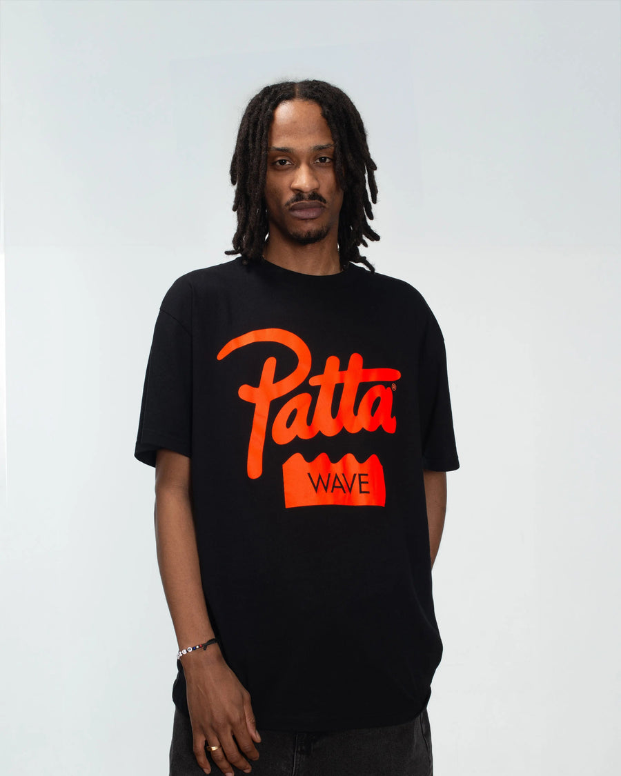 Patta Wave T-Shirt (Black)