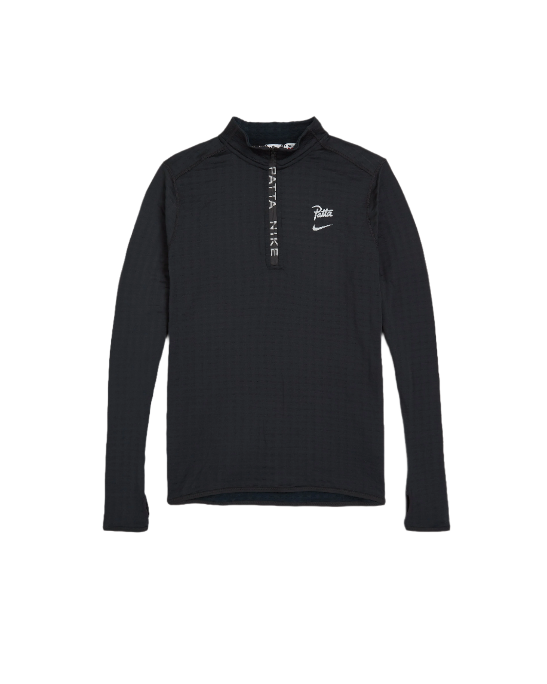 Nike x Patta Running Team Half-Zip Longsleeve (Black)