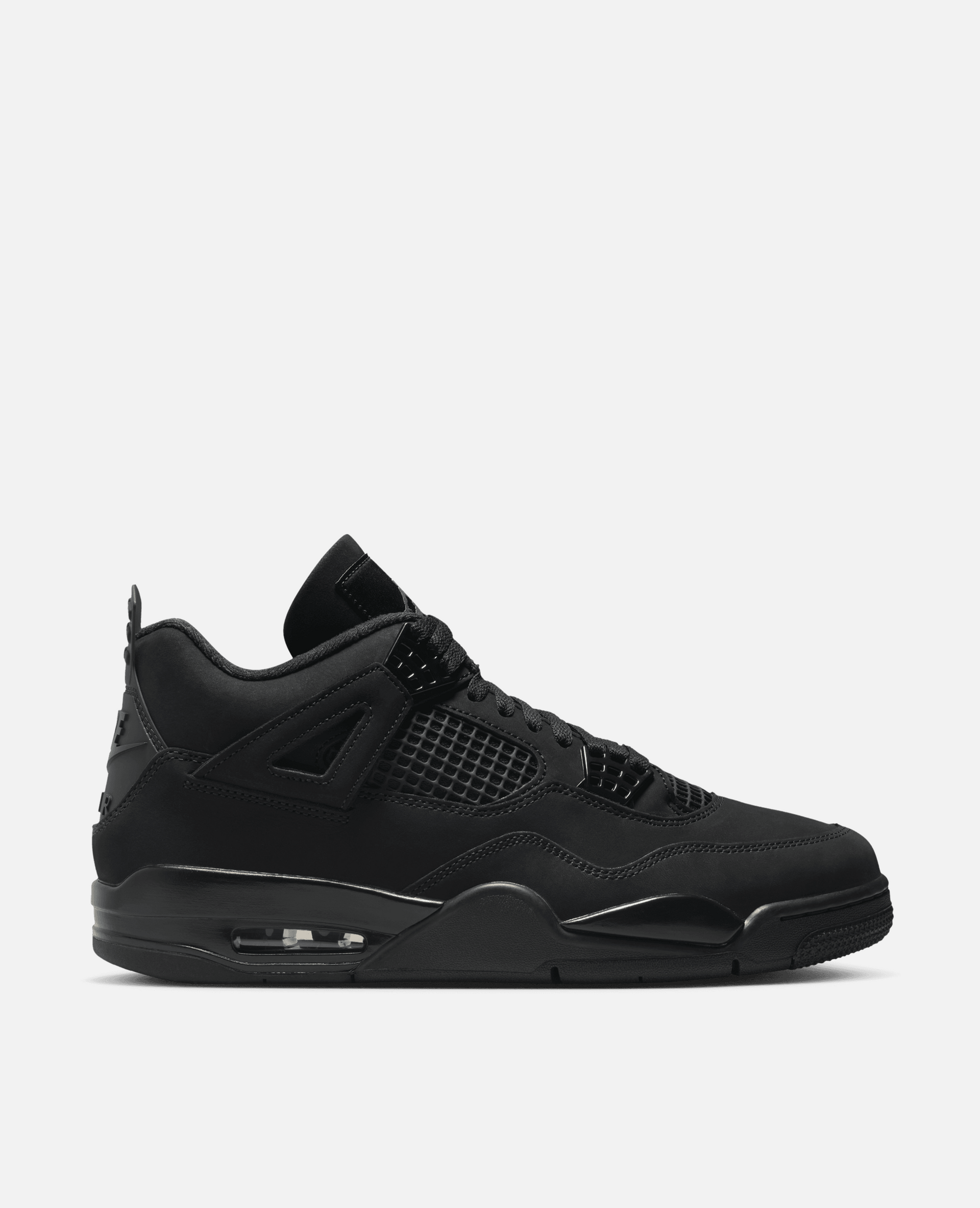 Nike Air Jordan 4 Retro (Black/Black-LT Graphite)