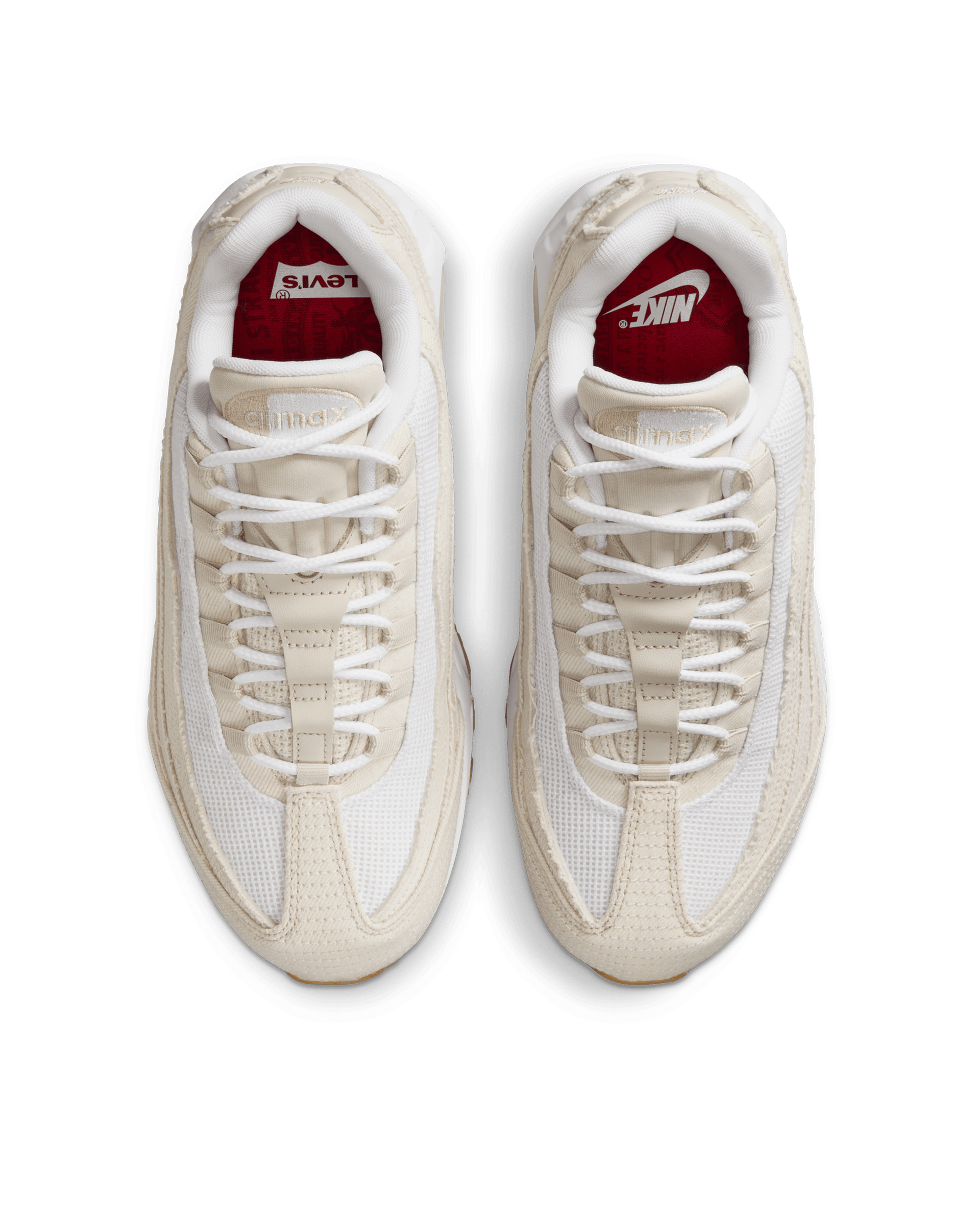 Nike Air Max 95 OG (LT Orewood BRN/White-Gym Red)