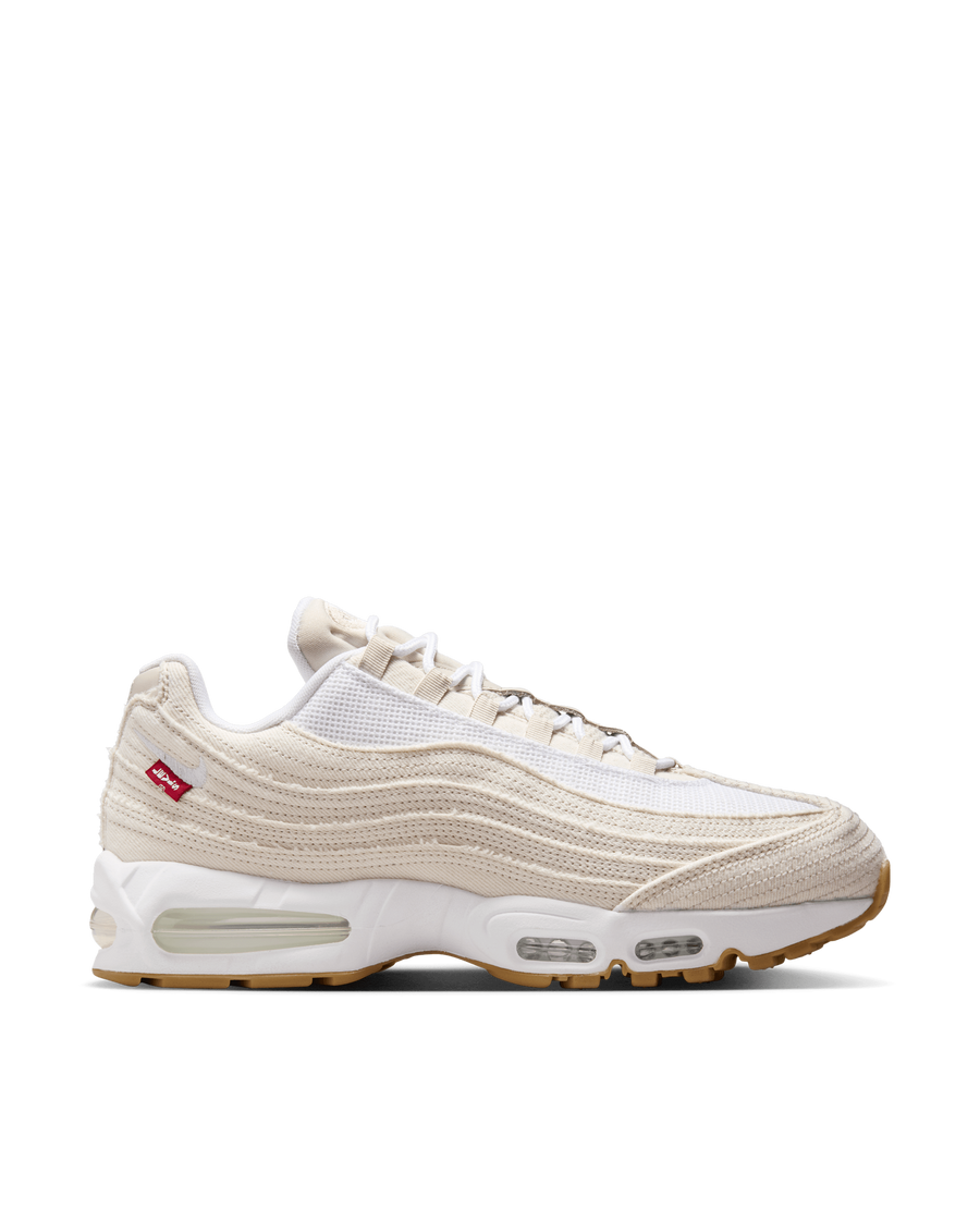 Nike Air Max 95 OG (LT Orewood BRN/White-Gym Red)