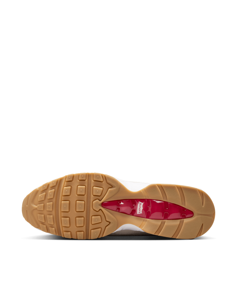 Nike Air Max 95 OG (LT Orewood BRN/White-Gym Red)
