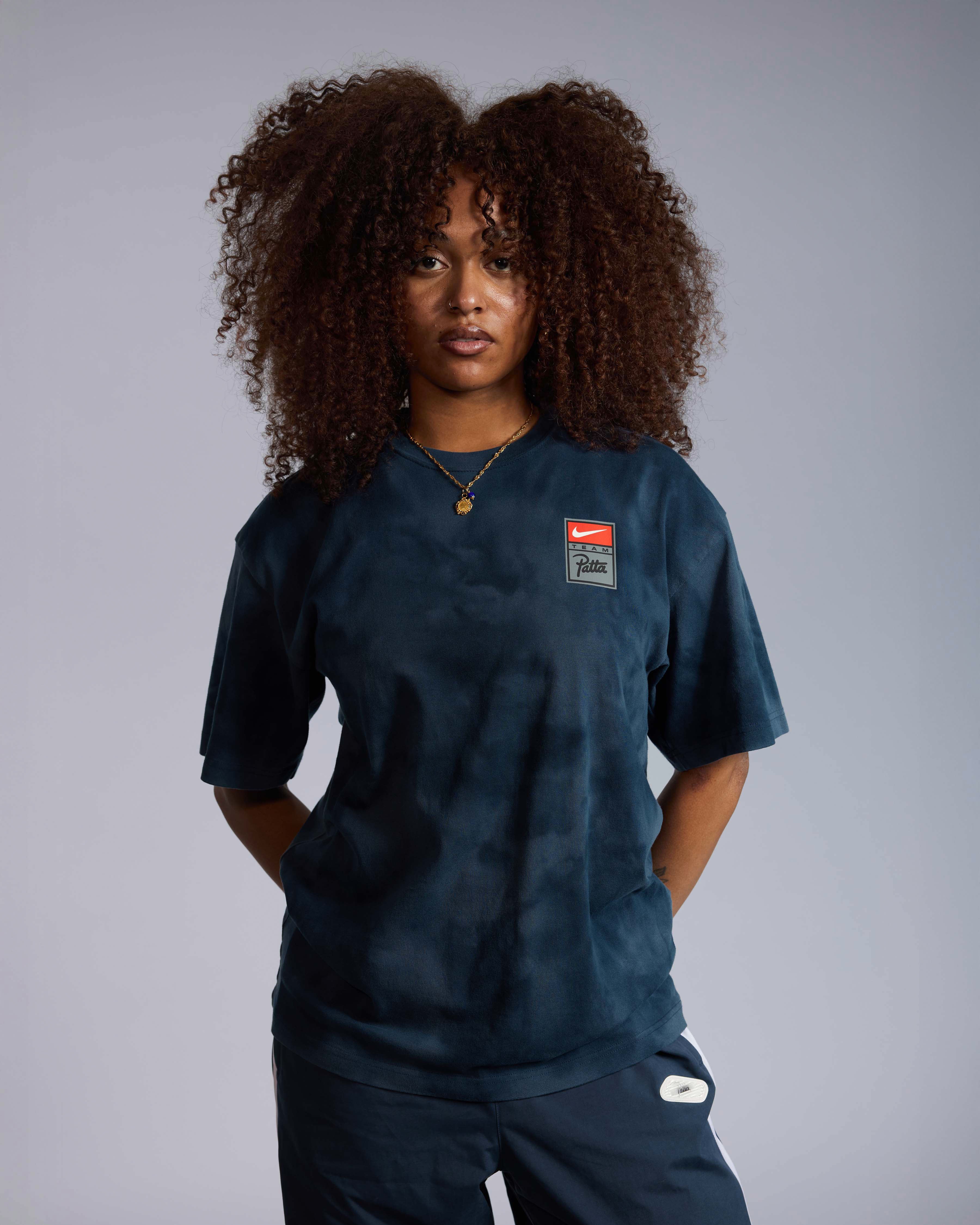 Patta x Nike NRG T-shirt GX Washed (Squadron Blue/Deep Ocean
