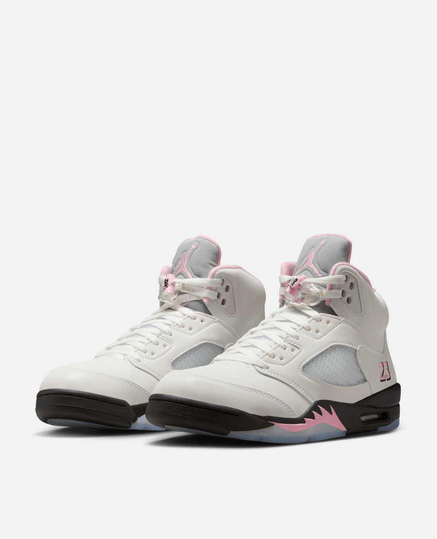Nike Air Jordan 5 Retro "Medium Soft Pink" (White/Med Soft Pink-Black)