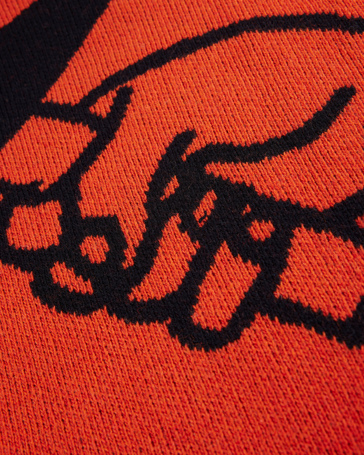 Patta x Carhartt Half-Zip Sweater (Safety Orange/Black)
