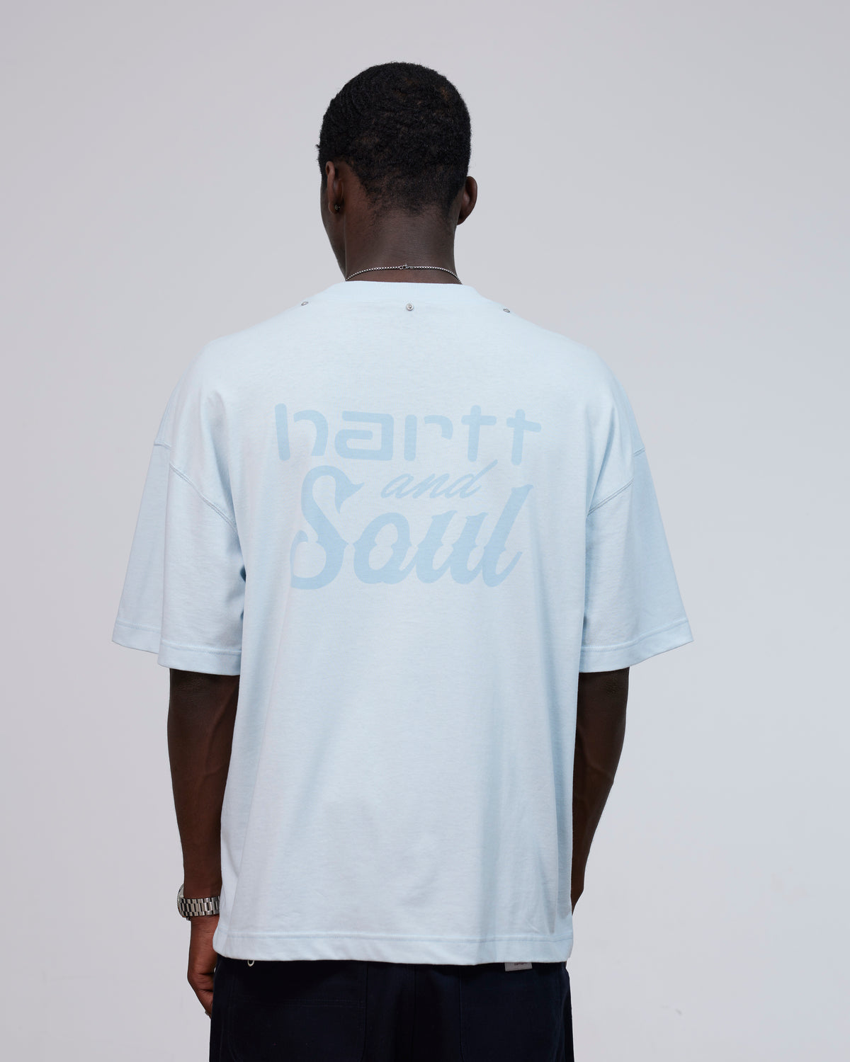 Patta x Carhartt Hartt And Soul T-Shirt (Light Blue)