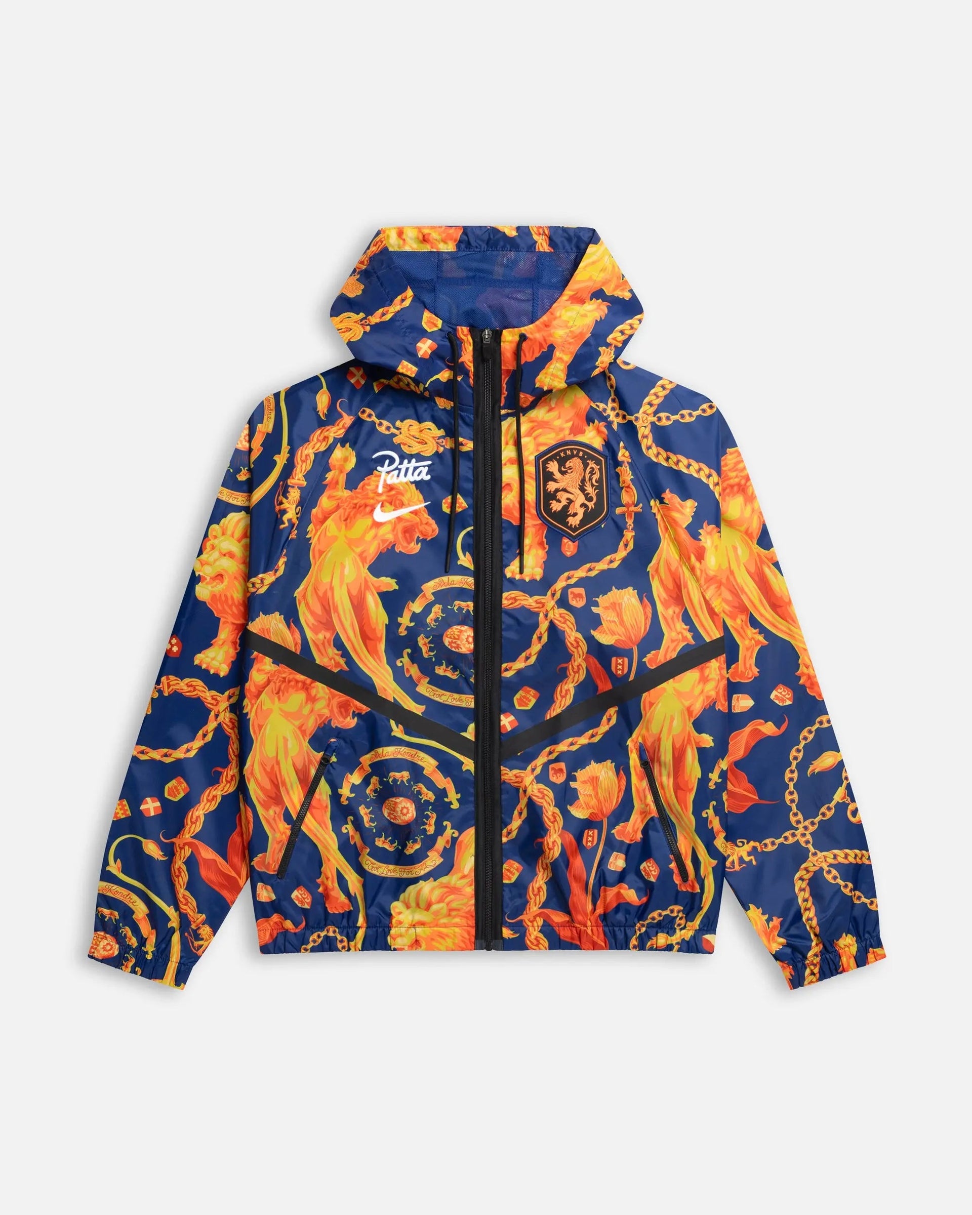 Patta x Nike KNVB Anthem Jacket (Deep Royal/Orange)