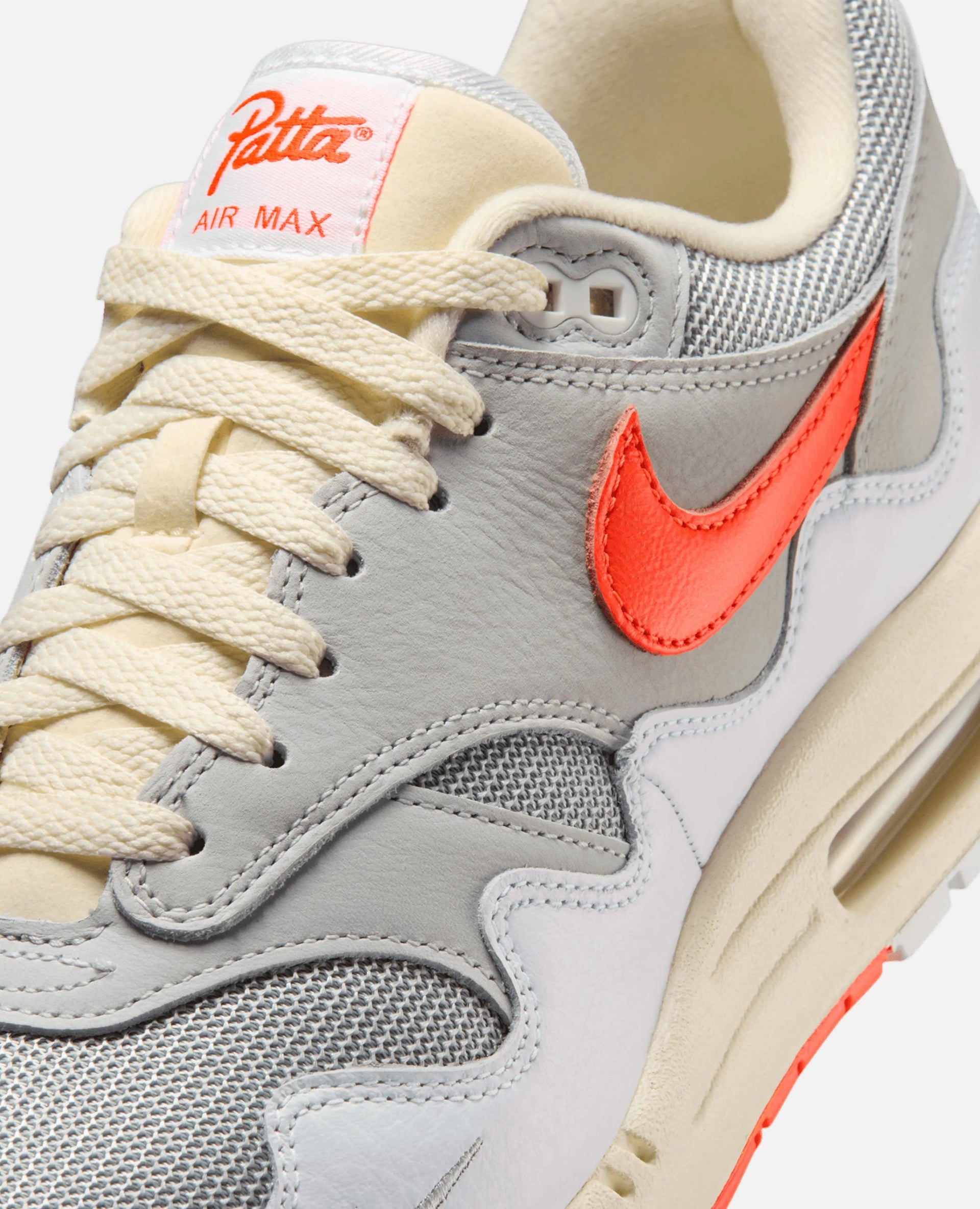 RAFFLE: Patta X Nike Air Max 1 (White/Hyper Crimson-Pure Platinum)