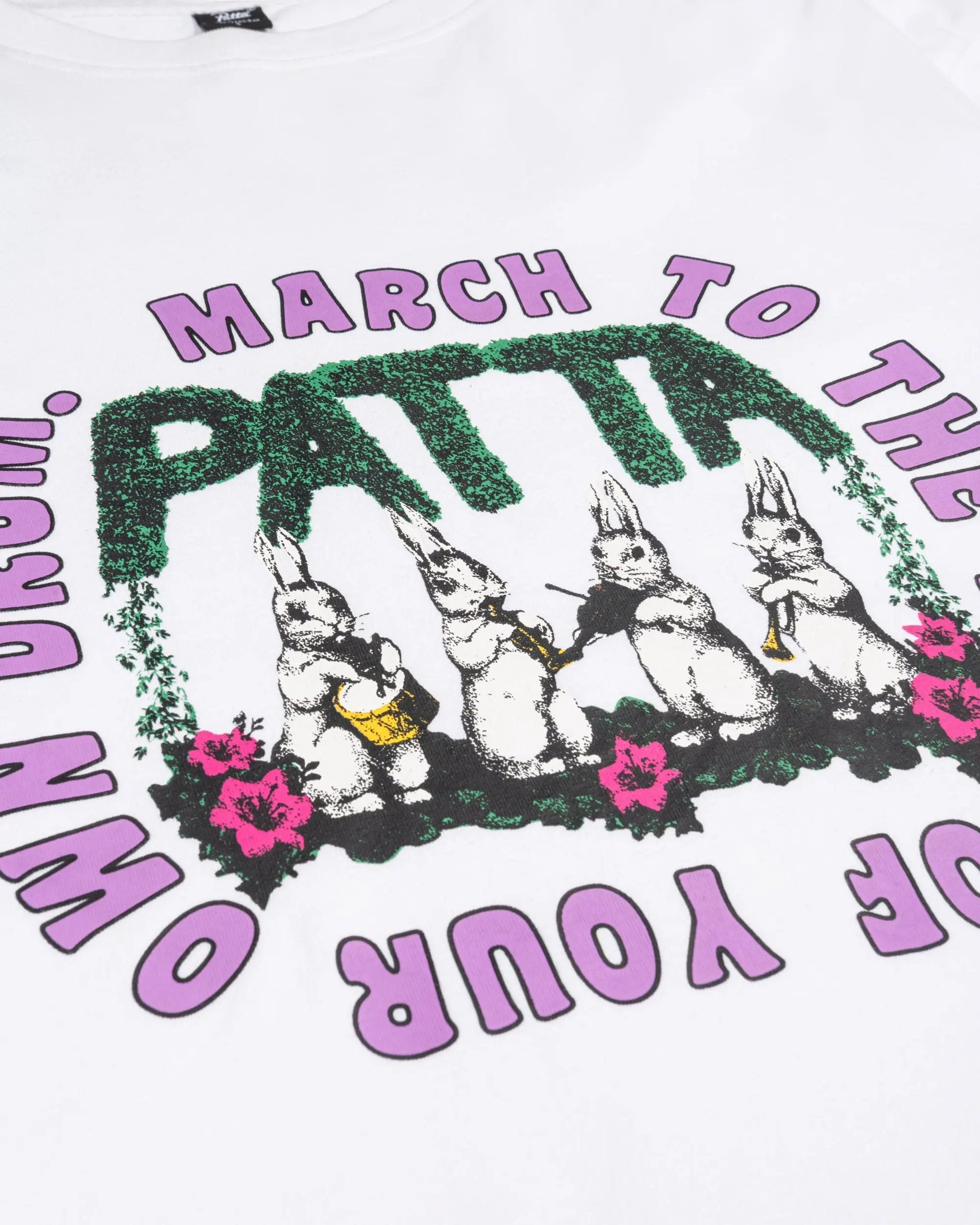 Patta Own Your Own Mind Long Sleeve T-Shirt (White)