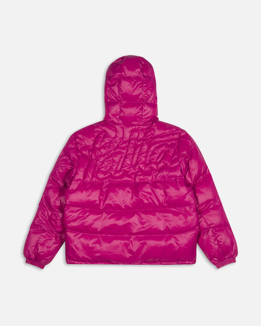 Patta Quilted Script Logo Puffer Jacket (Boysenberry)
