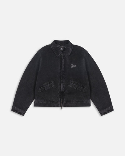 Patta Washed Canvas Jacket (Black)