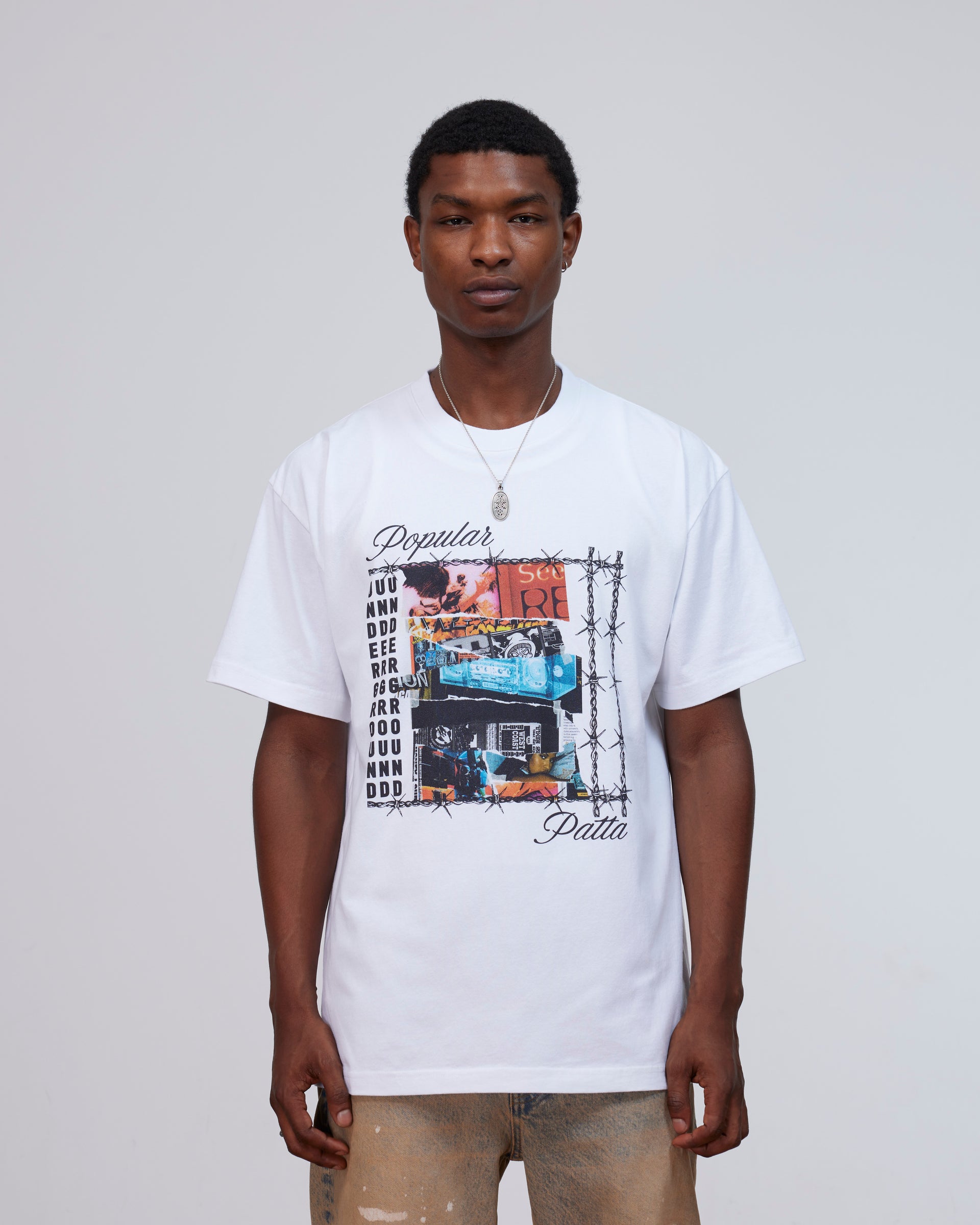 Patta Collage T-Shirt (White)