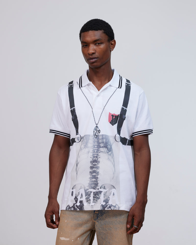 Patta X-Ray Polo Shirt (White)