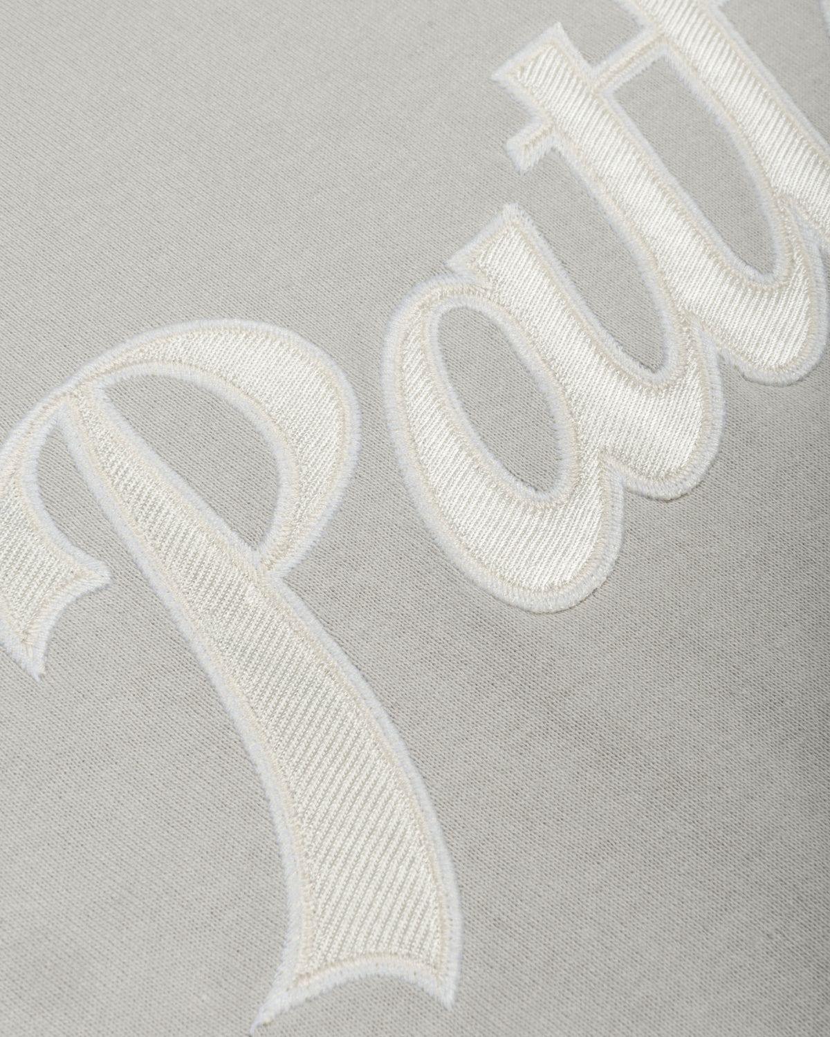 Patta Logo Twill Applique T-Shirt (Flint Gray)