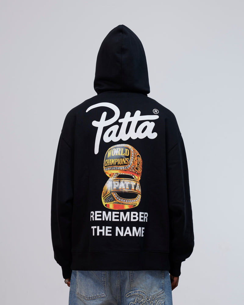 Patta Championship Hooded Sweater (Black)