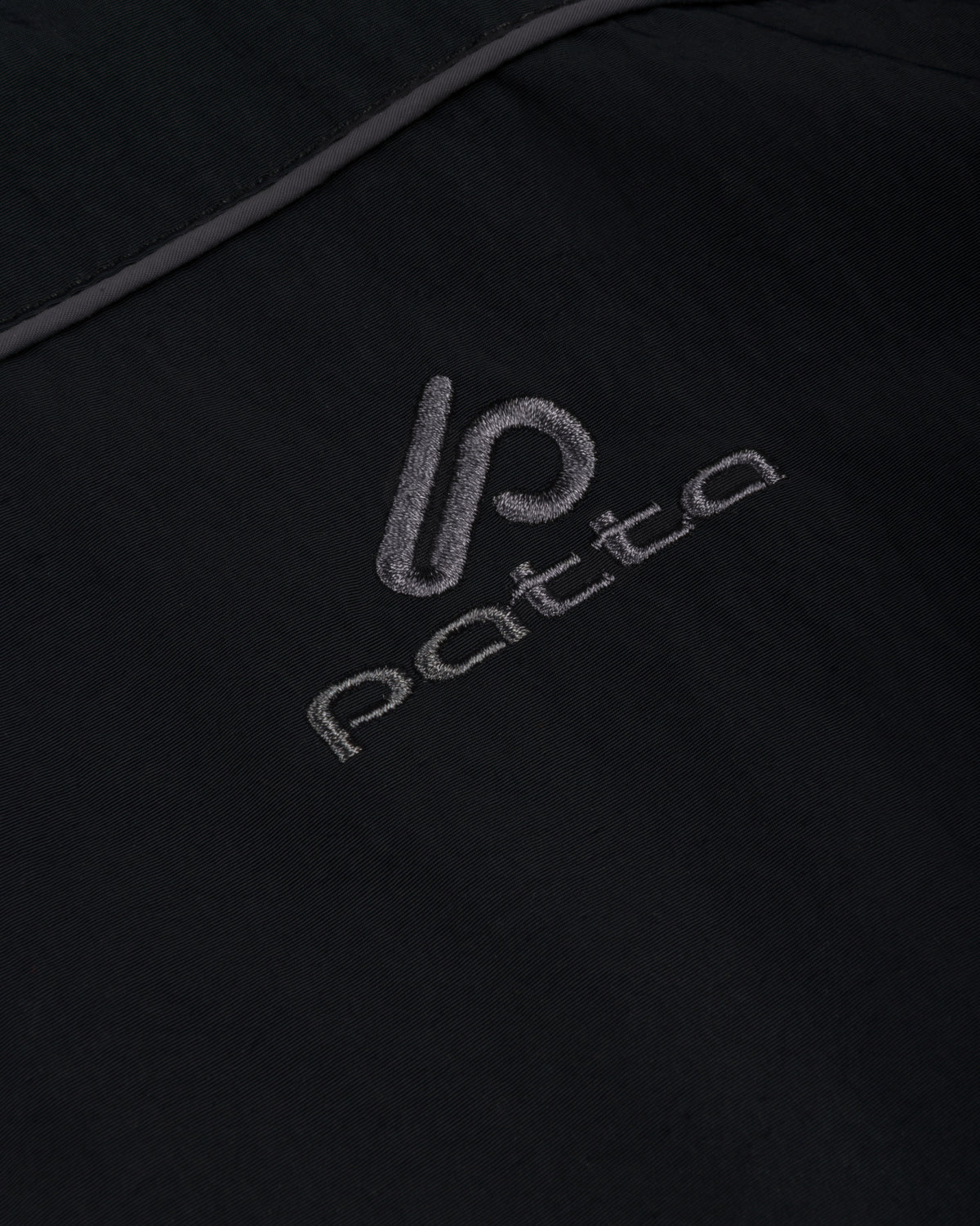Patta Panelled Track Top (Black)