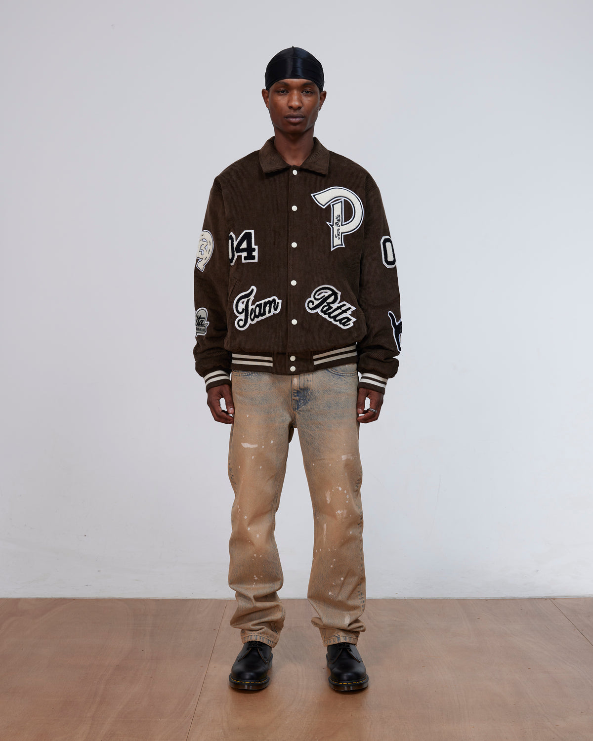 Patta Corduroy Bomber Jacket (Demitasse)