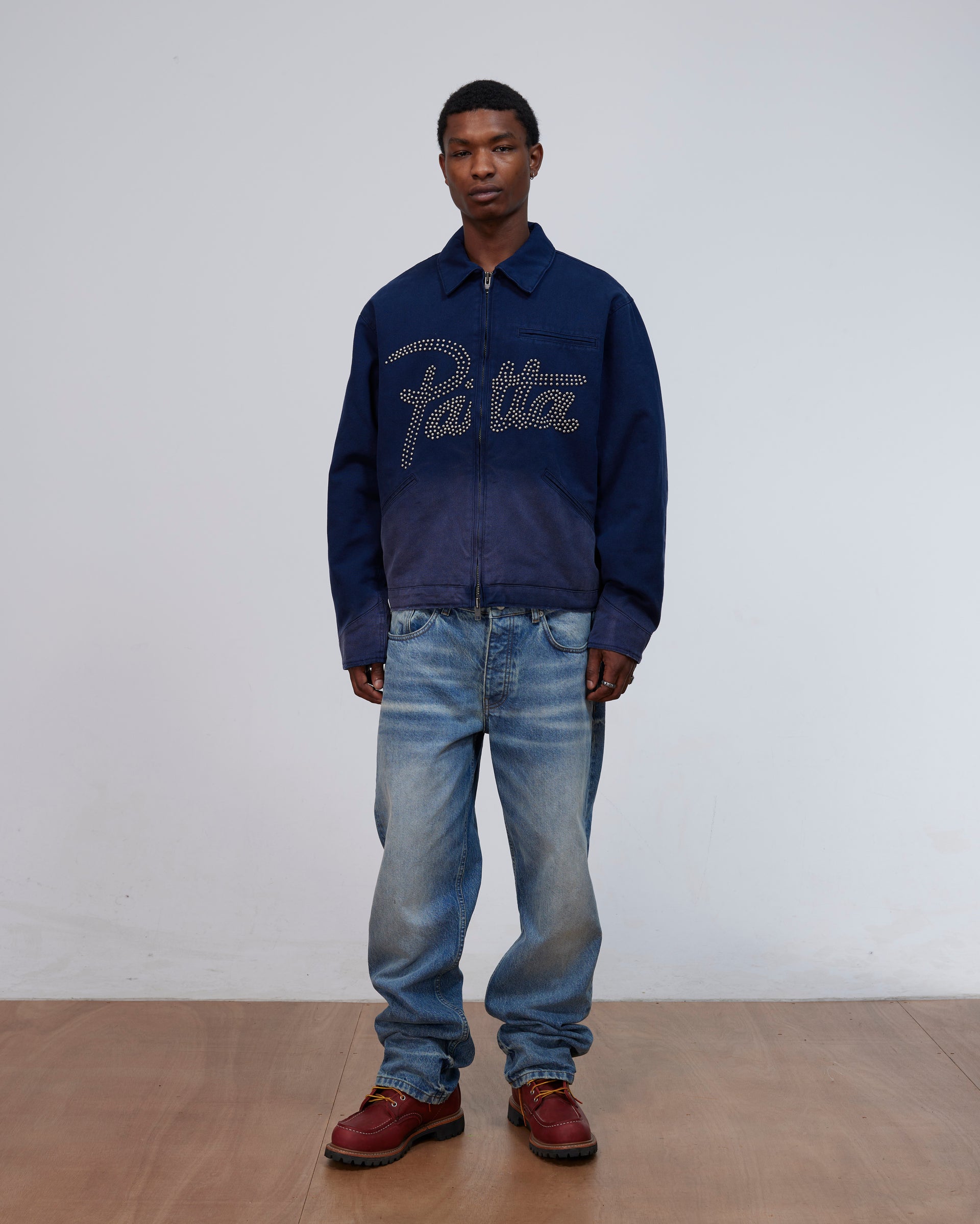 Patta Canvas Workwear Jacket (Peacoat)