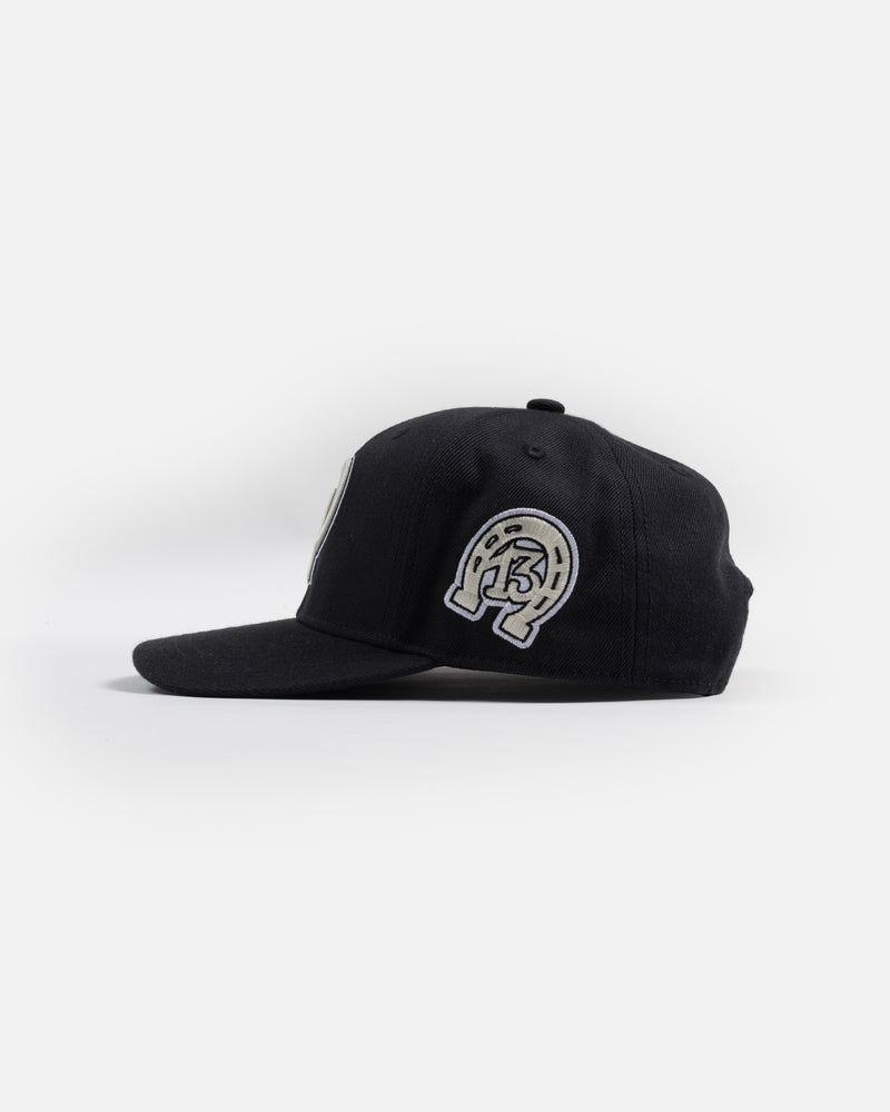 Patta Lucky 13 Snap Back Cap (Black)
