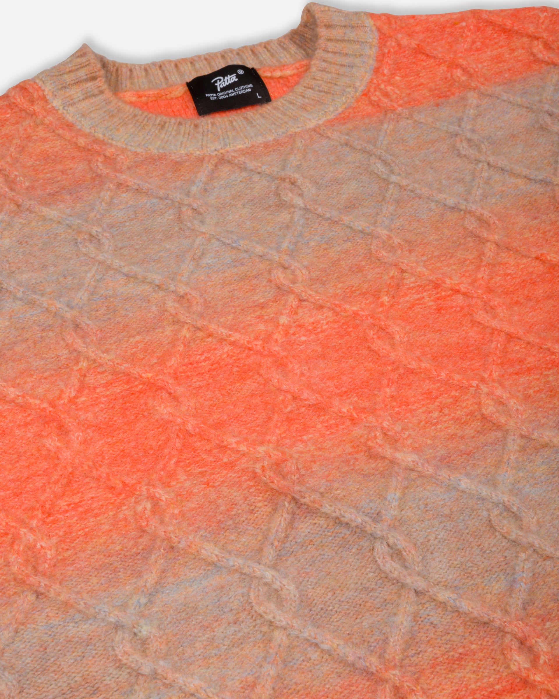 Patta Space Dye Cable Knitted Sweater (Multi)