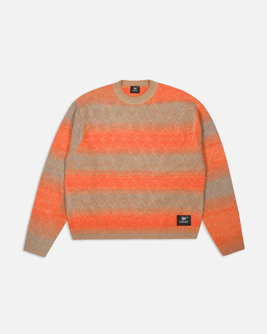 Patta Space Dye Cable Knitted Sweater (Multi)