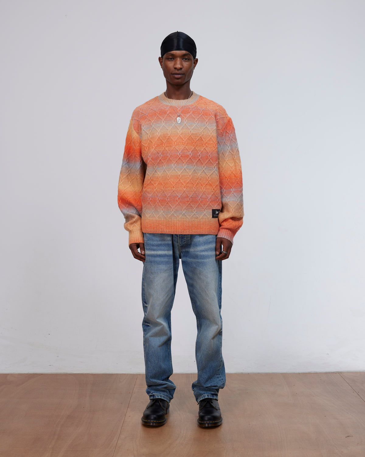 Patta Space Dye Cable Knitted Sweater (Multi)