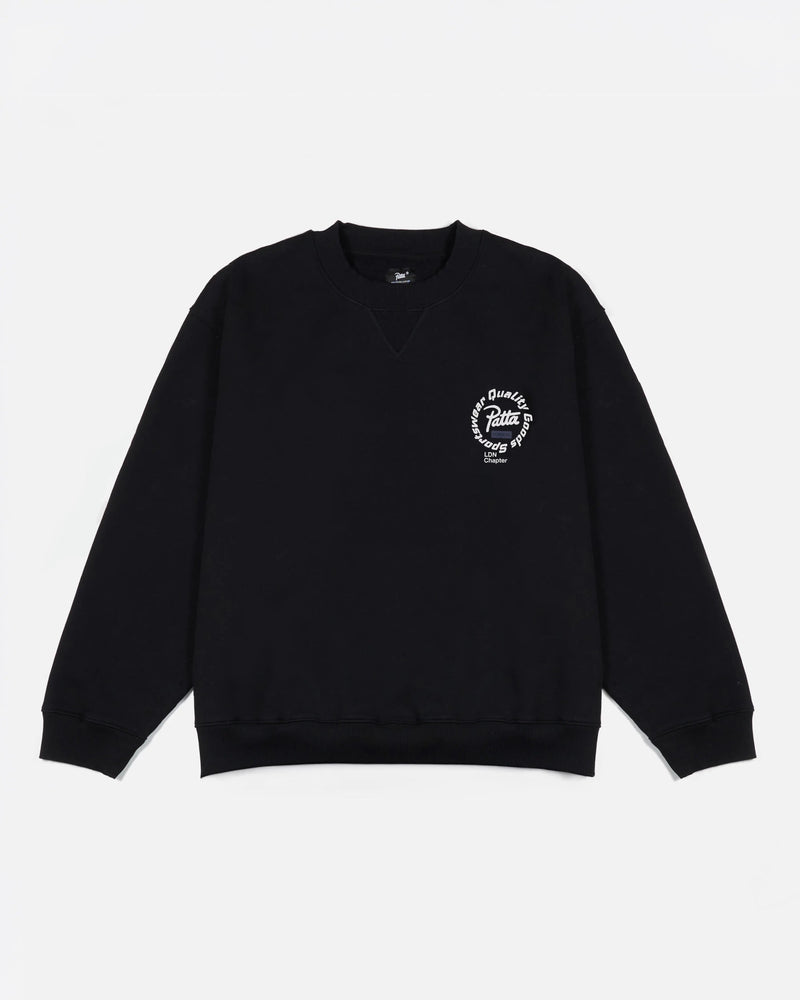 Patta London Chapter Crewneck Sweater (Black)