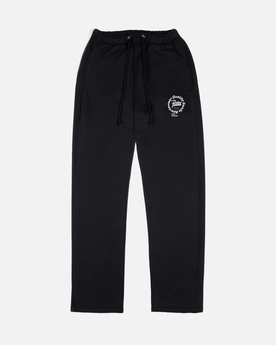 Patta London Chapter Straight Leg Jogging Pants (Black)