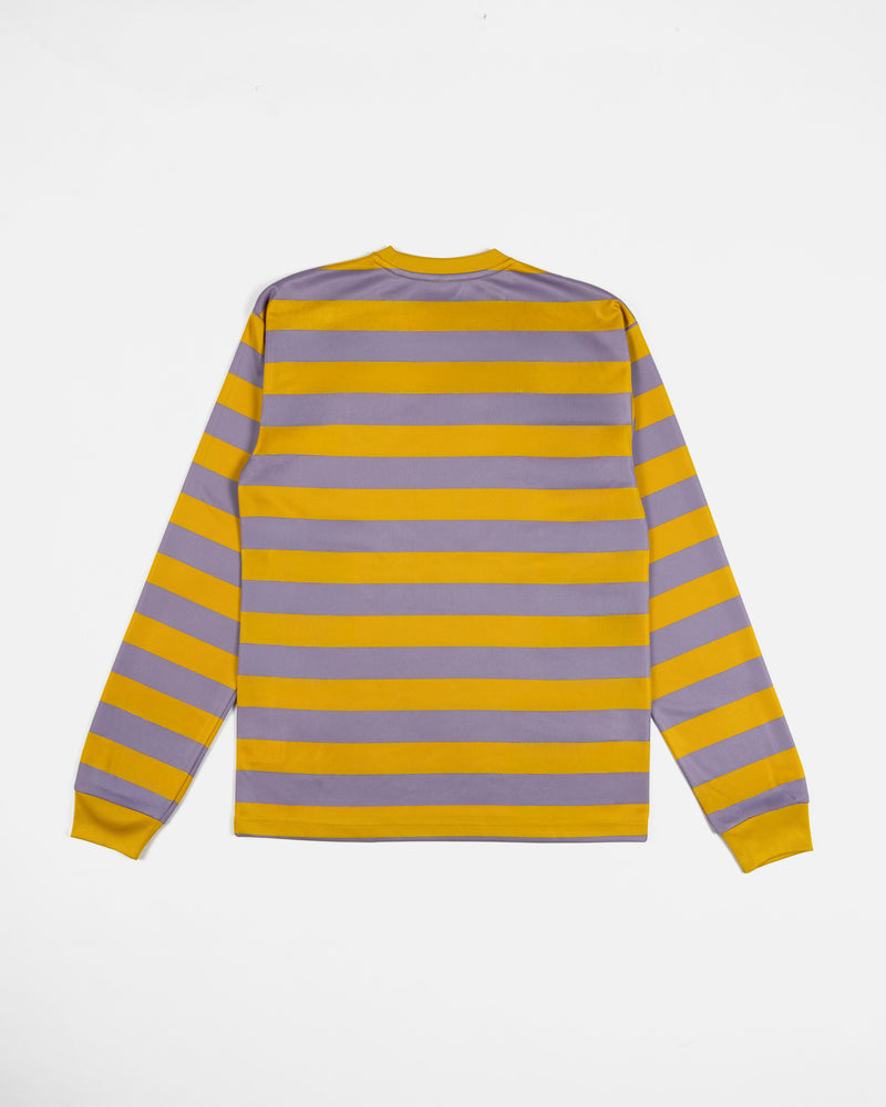 Patta Striped Longsleeve Football Jersey (Chalk Violet)
