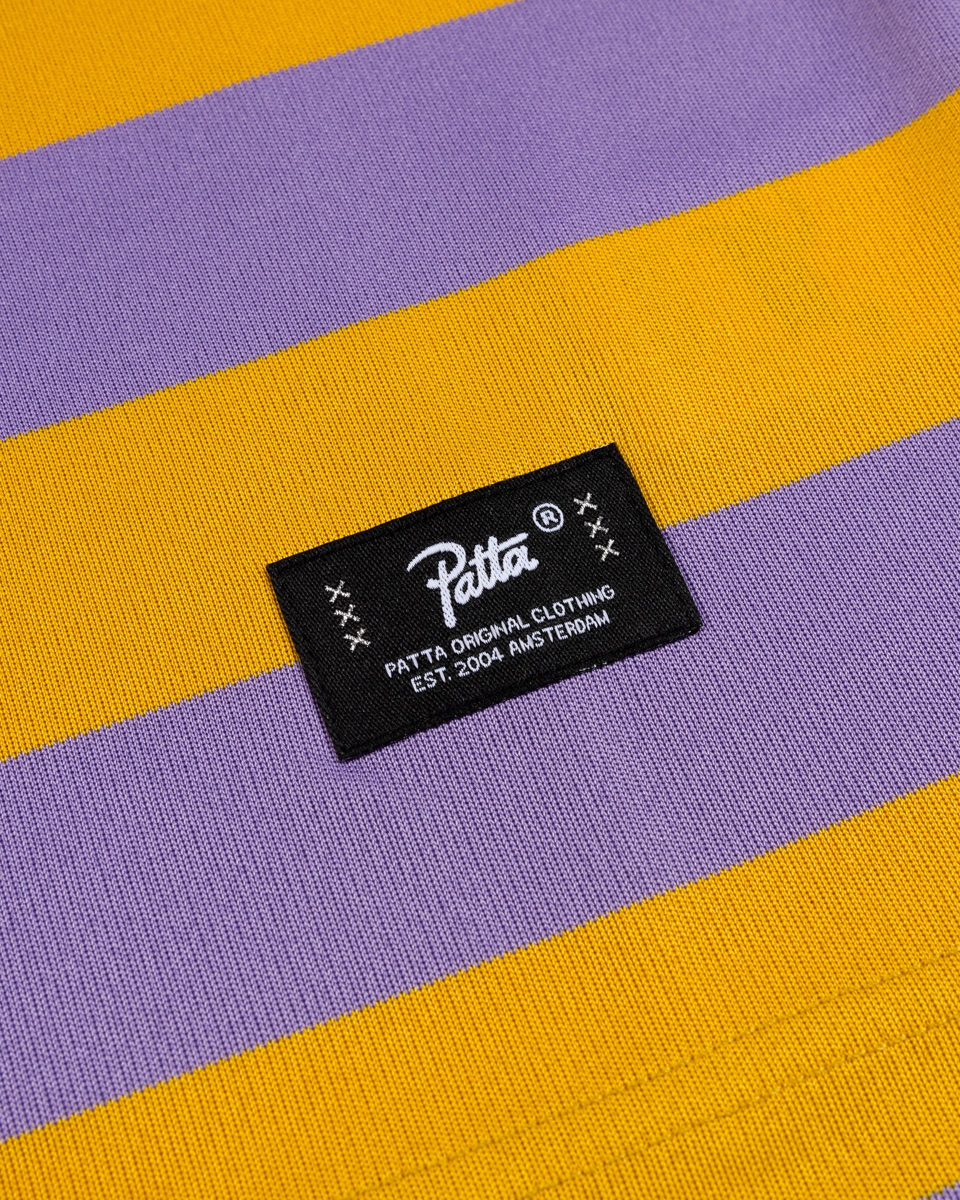Patta Striped Longsleeve Football Jersey (Chalk Violet)
