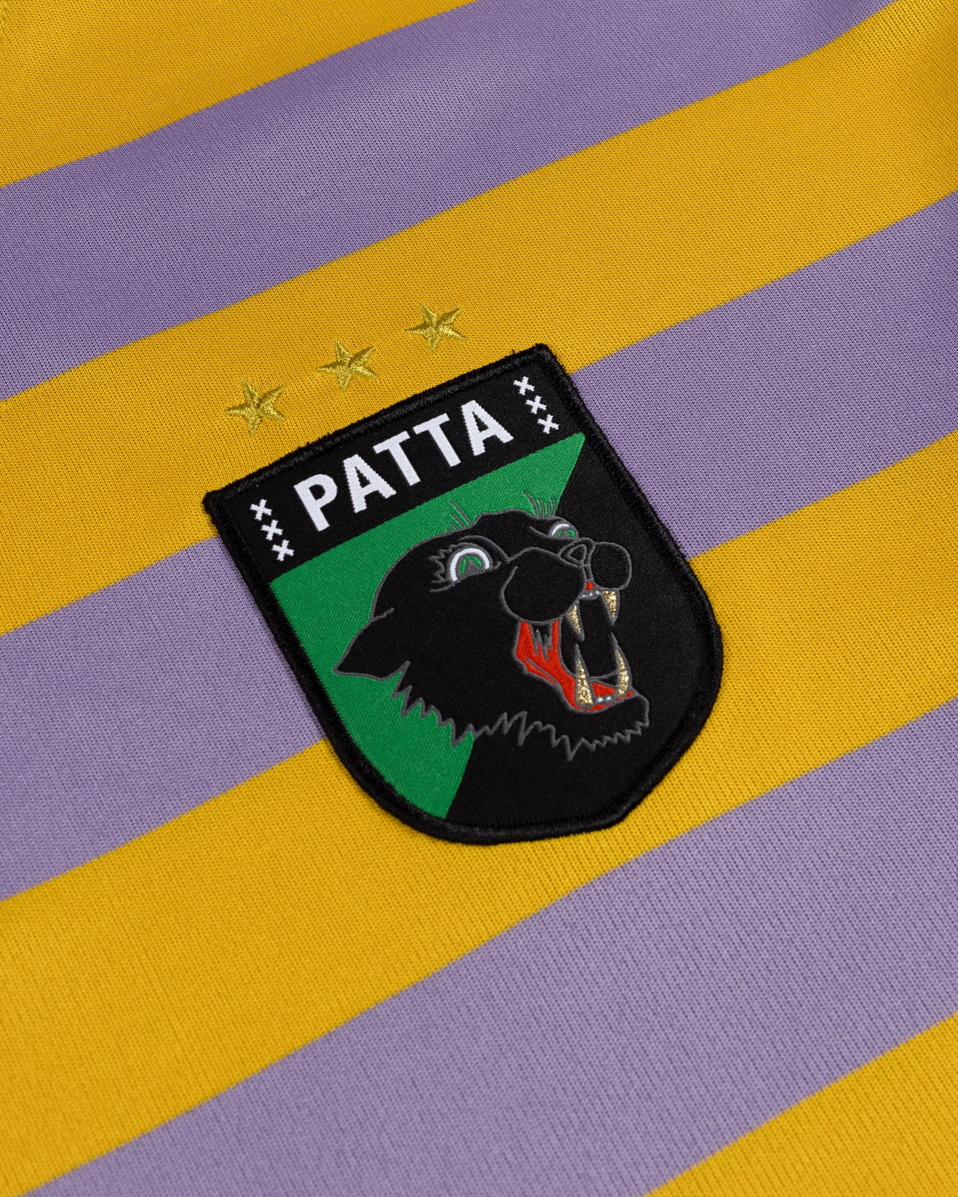 Patta Striped Longsleeve Football Jersey (Chalk Violet)