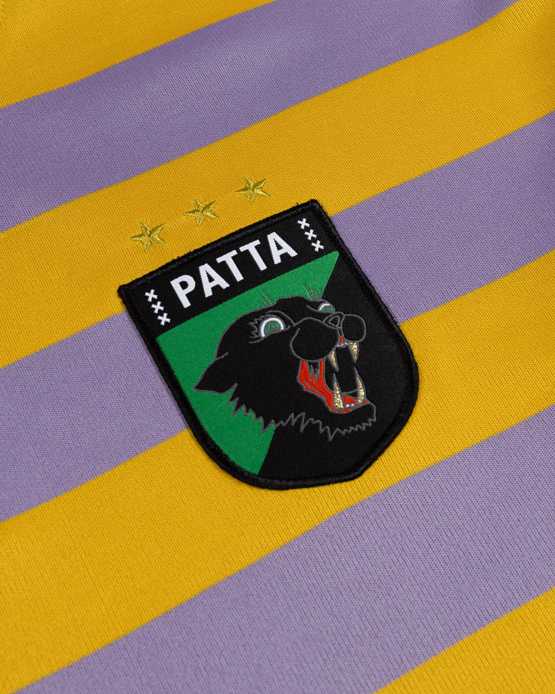 Patta Striped Longsleeve Football Jersey (Chalk Violet)