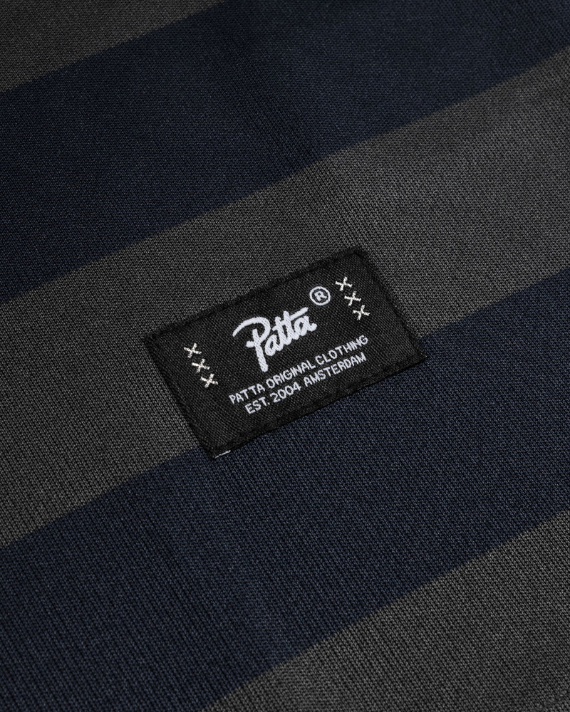 Patta Striped Longsleeve Football Jersey (Forged Iron)