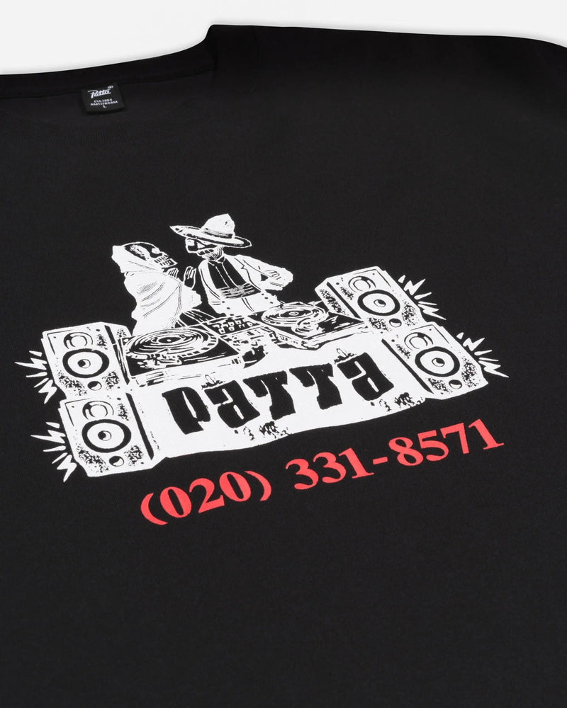 Patta DJ Skully T-Shirt (Black)