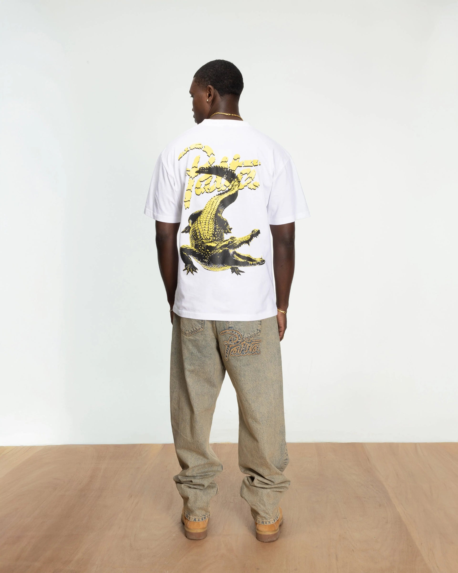 Patta Croco T-shirt (White)