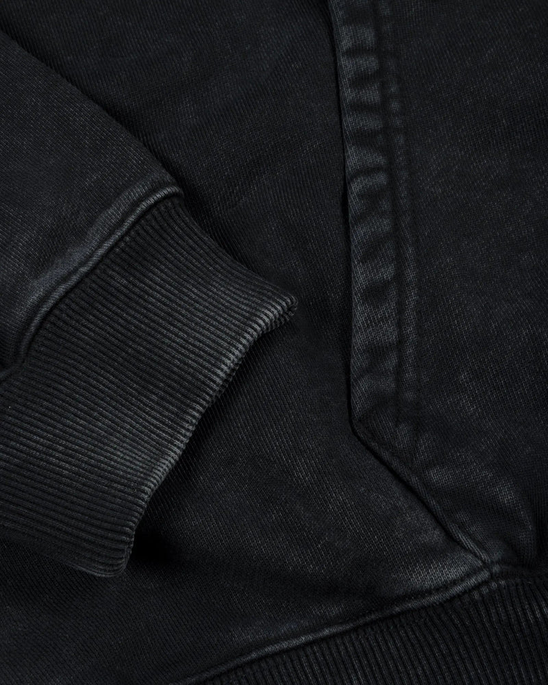 Patta Loopback Logo Zip Hooded Sweater (Moonless Night)