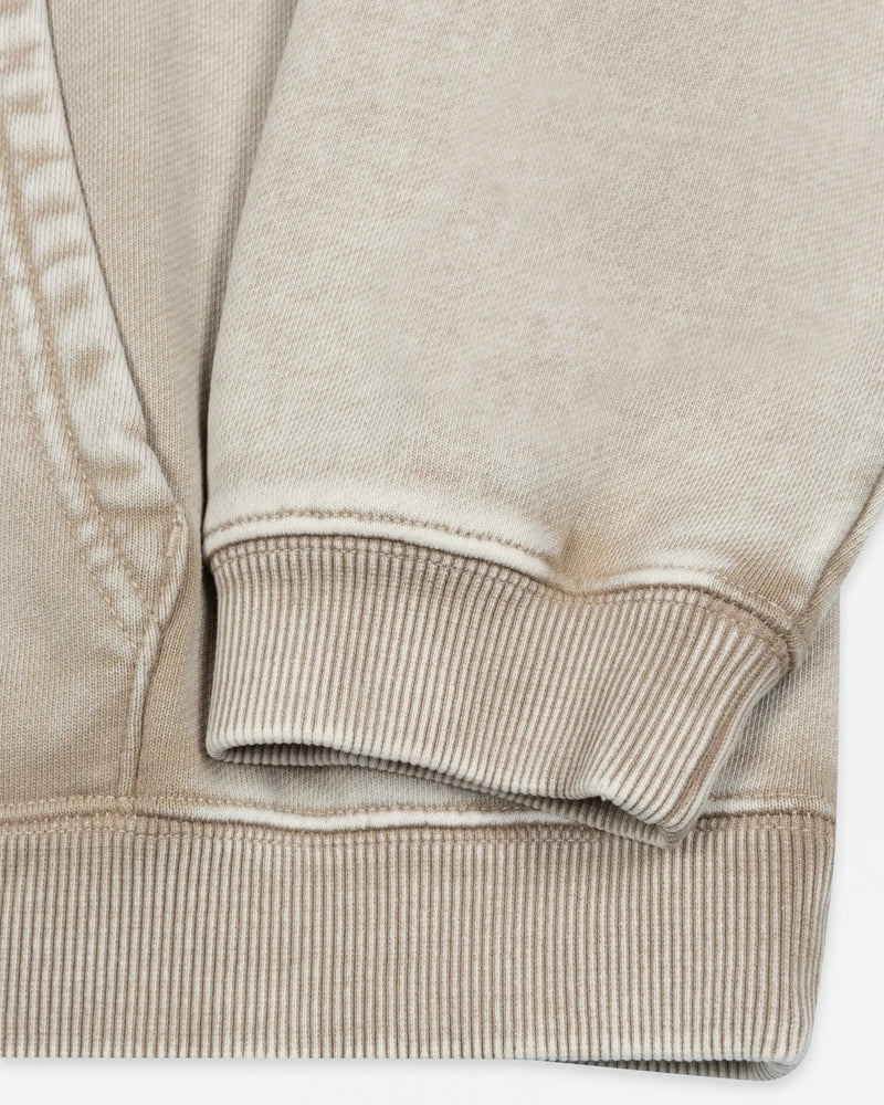 Patta Loopback Logo Zip Hooded Sweater (Irish Cream)