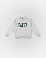 Patta Arc Logo Crewneck Sweater (Light Melange Grey)