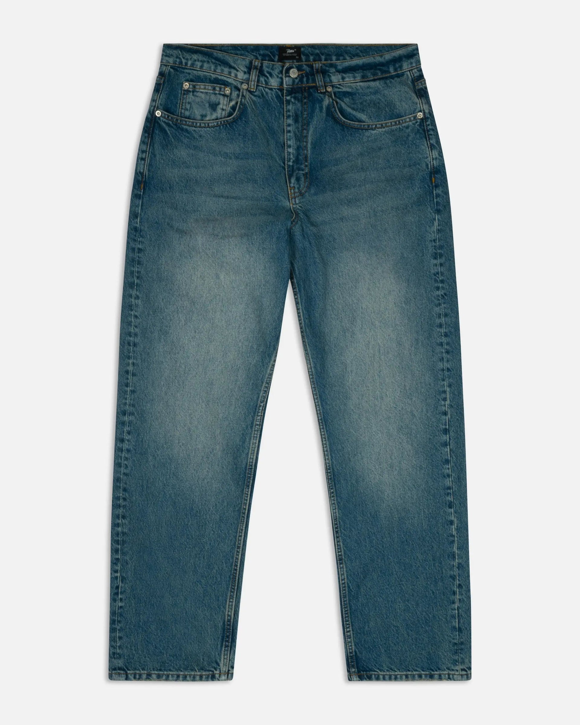 Patta Dirty Whiskers Denim Pants (Sandwashed Light Blue Denim)