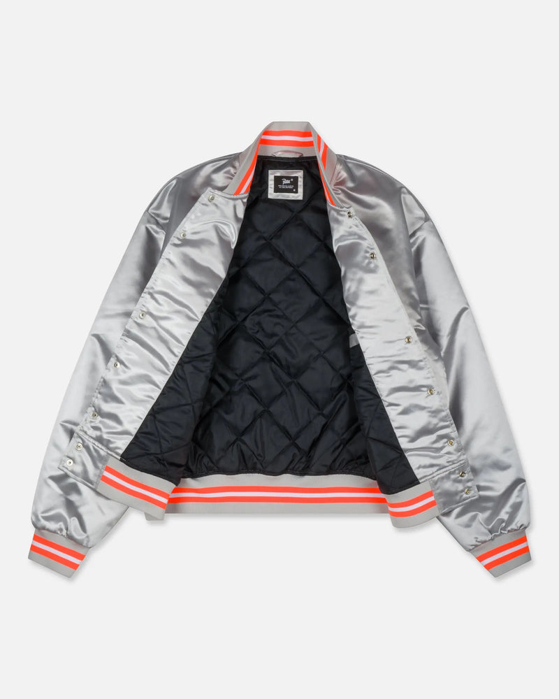 Patta Classic Satin Bomber Jacket (Lunar Rock)