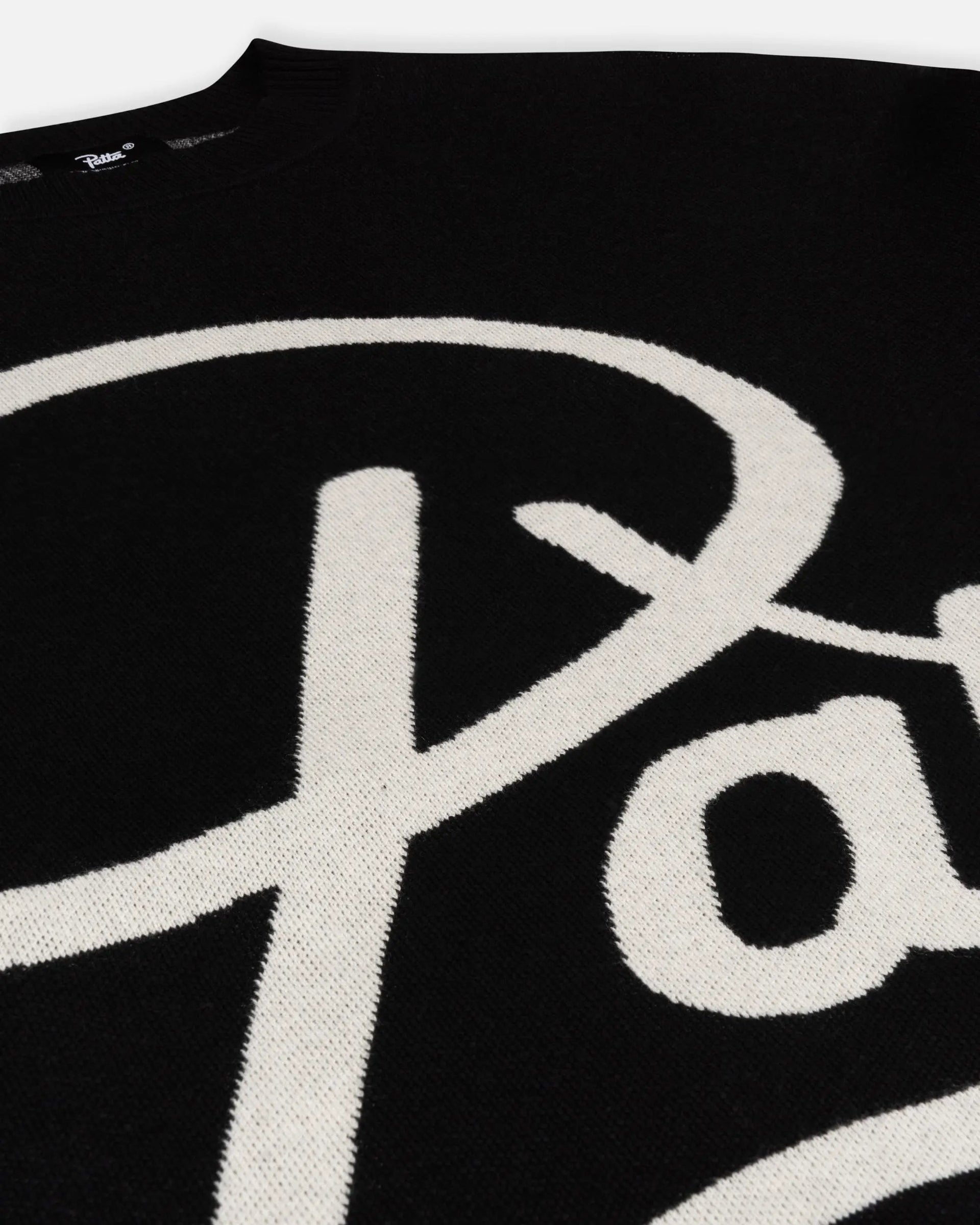 Patta Hearted Jumper (Black)