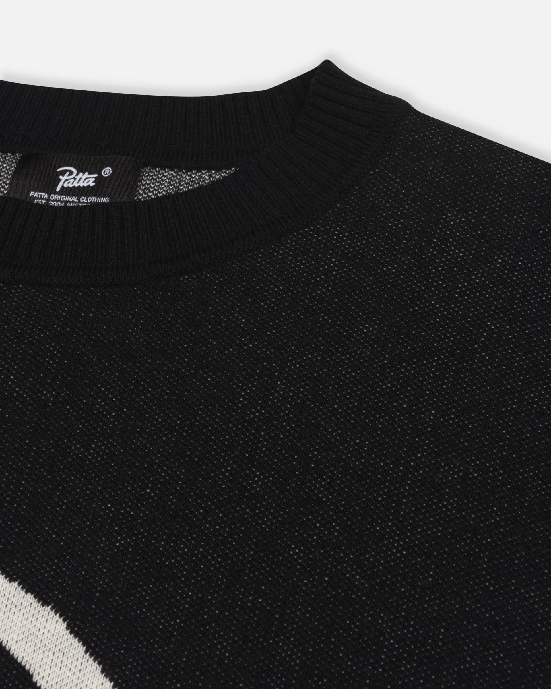 Patta Hearted Jumper (Black)