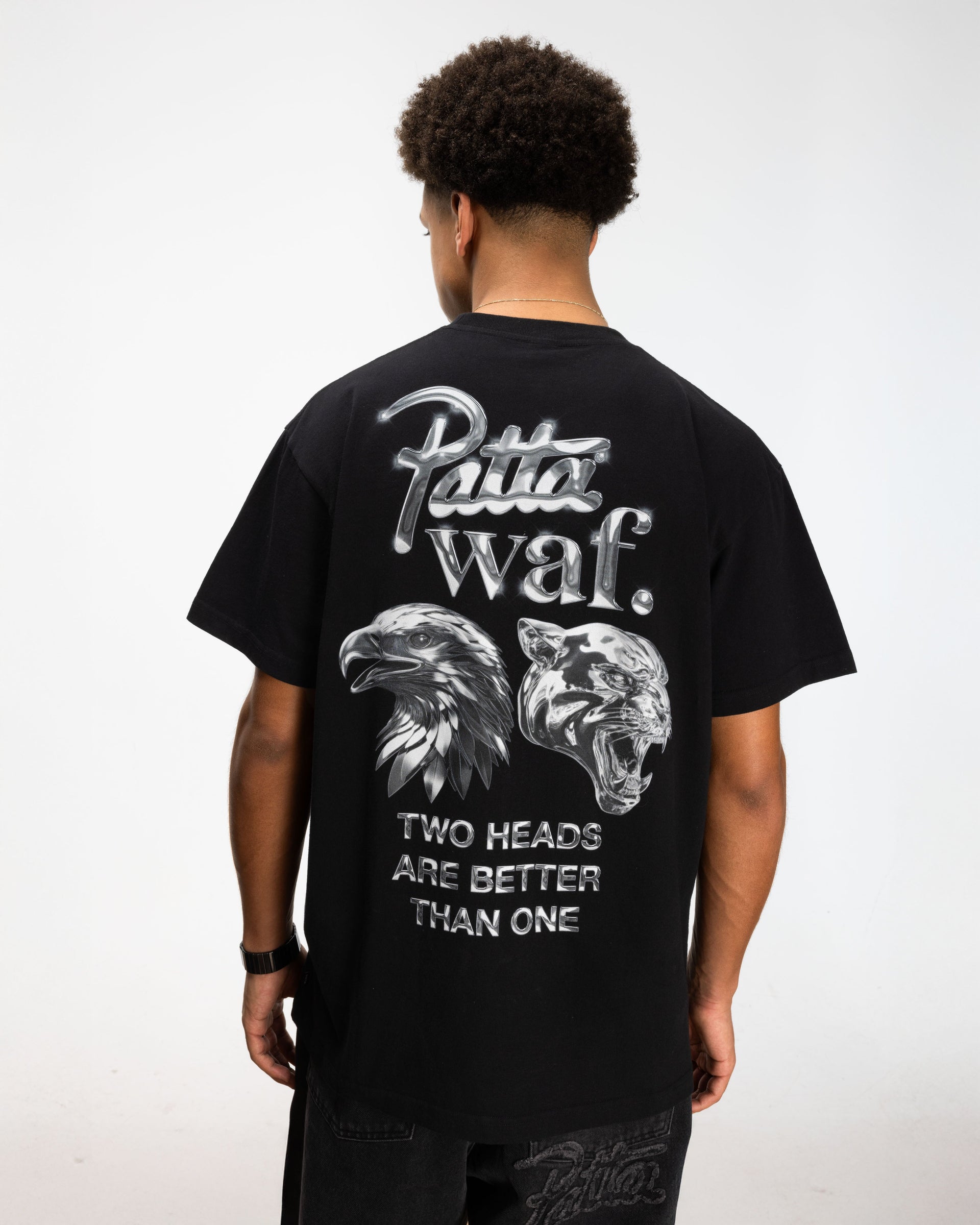 Patta x waf. Homecoming 2025 T-Shirt (Black)